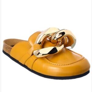 BRAND NEW ✨ JW Anderson Napa Leather Mules With Chunky Chain